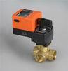 DN25 220VAC Control Ball Valve 3 Way Electric Actuator Ball Valve for HVAC