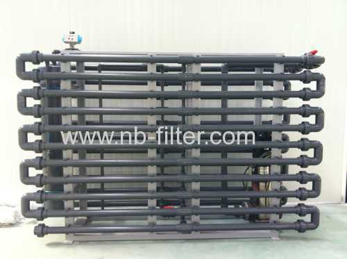 Tubular micro-filtration membrane for waste water treatment