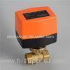 Three Position Control Automatic Electric Forged Brass Ball Valves for water