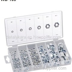 146PC NYLON LOCK NUT ASSORTMENT