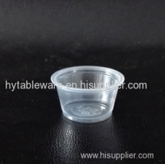 0.75 oz translucent PP Souffle Cup / Portion Cup /Sauce cup with PET lid - 5000 / Case