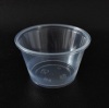 4oz translucent PP Souffle Cup / Portion Cup /Sauce cup with PET lid - 2500 / Case