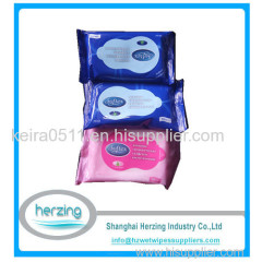 daily used intimate clean tissue or female clean wet wipe