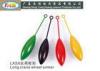 85G long crane wheel sinker (with stainless steel wire) fishing lead weight die casting fishing lea