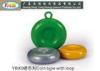 Green Gray Yellow Coin type Disc fishing lead sinkers for river 85G