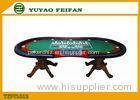 Entertainment Texas Holdem Poker Table 10 Players Cup Holders