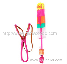 Flying arrow led flashing light toy in the night