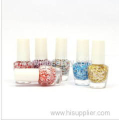 Water-based Toxic-free Winter Color Snowflake Glitter Nail Polish