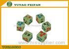 Funny Acrylic Noctilucence Custom Six Sided Dice For KTV Game 20mm