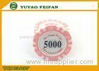 Two Solid Professional Clay Poker Chips Beautiful Pink 14 Gram