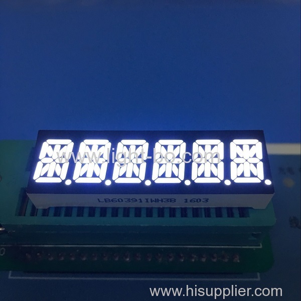 14 Segment & 16 Segment Alphanumeric LED Display Package Dimensions and Internal Circuit Diagram