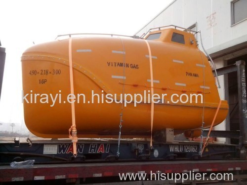 5M Cheap marine safety equipment Totally enclosed lifeboat&Rescue boat
