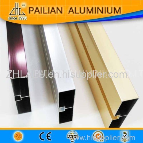 WOW!Chemical Polishing Aluminium Extrusions/crystal amber aluminum profiles/corolful polish aluminium profiles