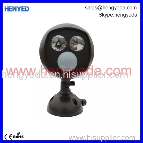 2pcs 3w LED 15000mcd 7000-8000k Human sensor Emergency Lights