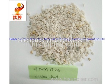 Low iron silica sand for high grade refractory made in China