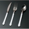 Hot -selling silver coated plastic cutlery include knife fork spoon