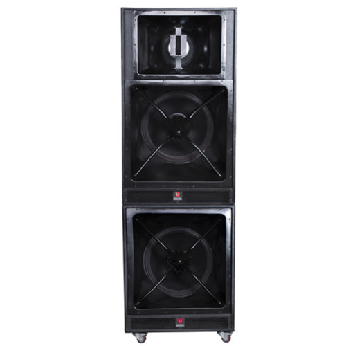 Dual 18 four way speaker system long throw sound speaker