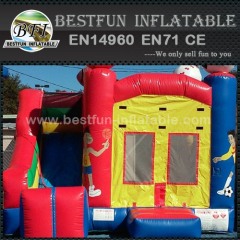 4 in 1 sports cheap inflatable carryout combo