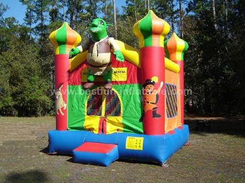 Shrek inflatable bounce house children jumping castle