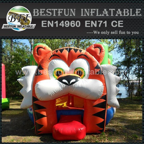 Tiger bounce house inflatable for rental