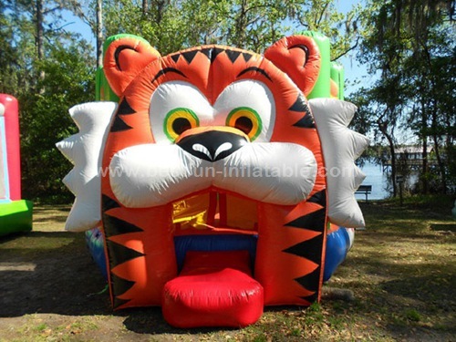 Tiger bounce house inflatable for rental