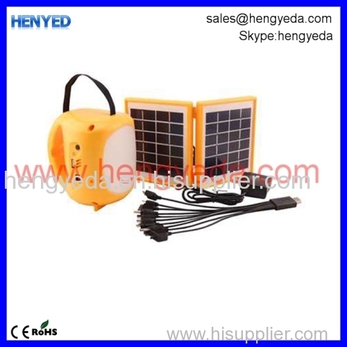 High quality emergency light portable solar lantern / foldable solar lantern camp lights(HYD-502)