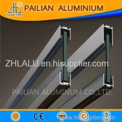 Aluminium Glass Instert Glazing Extrusion channel /Glazing Aluminium Tube