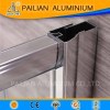 Malaysia aluminum profile for shower enclosure/shower room/shower cabin hinged aluminium shower enclosure door alu acces