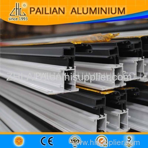 Aluminum extruded 6063 t5 aluminum profile /color powder coat Thermal barrier aluminum profile for window and doors pric