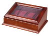 Walnut Wood Watch Box for 4 Watches