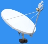 1.8meter manual & motorized linear aluminum C/Ku band clear TVRO receive only antenna dish