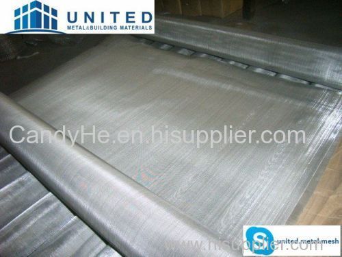 100*100 Mesh Ultra Fine 42 Gauge AISI 304 Stainless Steel Wire Mesh