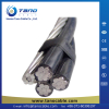 Overhead Stranded Insulated Aluminum Conductor Twisted ABC Cable With AAC AAAC ACSR Neutral Messager Conductor