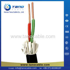 BS Standard 300/500V 2x 2x 1.0 mm2 Cu/XLPE/IS/OS/SWA/LSOH PVC Pair Instrumentation Cable