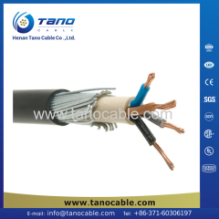 XLPE Insulation Overall Screened Steel Wire Armoured Instrumentation Cable