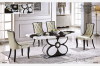 rectangle butterfly style marble dining table