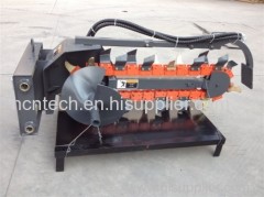 skid steer loader trencher attachment