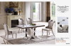 rectangle 6 seater marble dining table