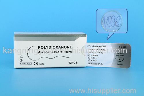 POLYDIOXANONE SUTURE WITH NEEDLE