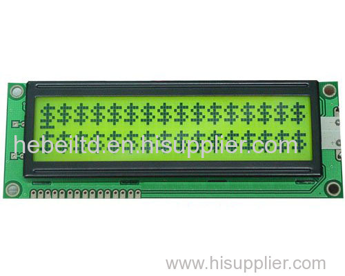 LCD Module 16*2 Line with Y/G backlight