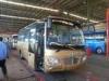 Large Capacity 7300mm 32 Seater Minibus Single Middle Door With Natural Gas Power