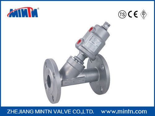 MINTN Pneumatic SS Angle Seat Valve /Piston Valve flange connection