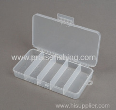 Transparent Clear Plastic Fishing Lure Fishing Tackle Box