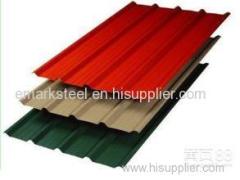 pre painted steel roofing