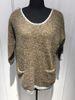 Plush Handfeel Ladies Loose Knit Sweater Pullover With Wool Nylon Alpaca Material