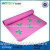 Rubber Fabric recycled Custom Yoga Mats for Exercise washable ROHS Approval