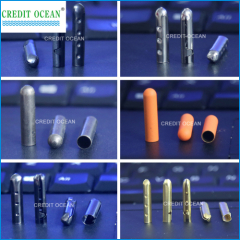Obligatorio océano personalizado bullet metal final para cordón