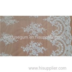 Online Shop Wedding Lace Fabric White (W9010)