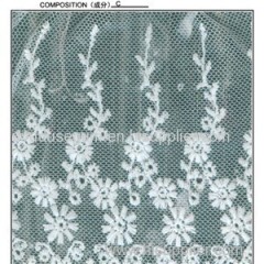 Cotton Embroidered Water Soluble Lace Fabric (S8039)