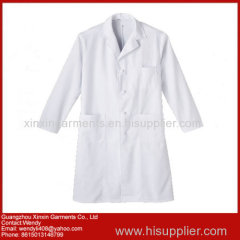 Design Cotton Polyester Long Doctor Gown Garments for Hospital